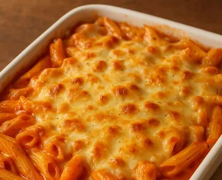 Macarrão cremoso de forno: receita simples feita em uma panela só