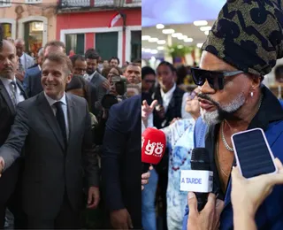 Macron tem o molho? Carlinhos Brown elogia o presidente francês