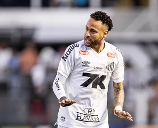 Neymar desfalca o Santos em jogo que pode recolocar o Vitória no Z-4