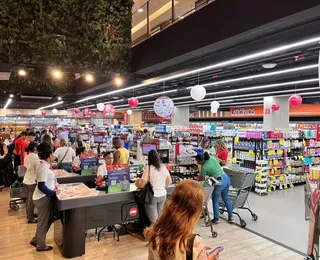 Novo supermercado do Salvador Shopping anuncia 120 vagas de empregos