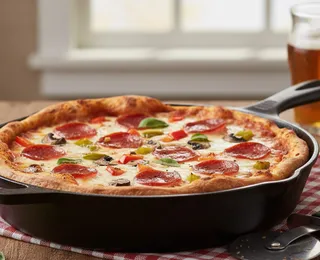 Pizza de frigideira simples e deliciosa; veja como fazer em casa