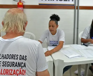 Policiais participam de ação de bem-estar e saúde mental em Salvador
