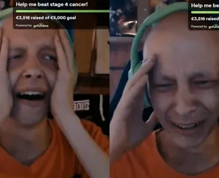 Streamer com câncer raro se desespera ao perder dinheiro do tratamento