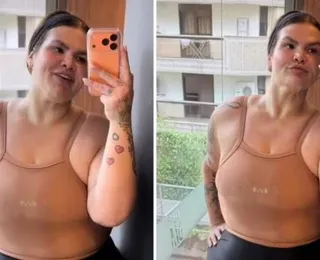 Thais Carla é levada às pressas ao hospital