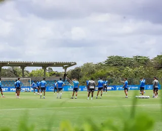 Titular do Bahia treina e vislumbra retorno diante do Grêmio