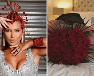 Virginia é recebida com rosas em Madrid após término com Vini Jr.