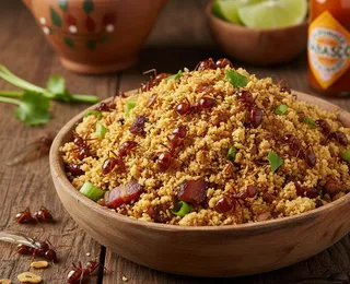 Você teria coragem? Farofa de tanajura é receita exótica e deliciosa - Imagem