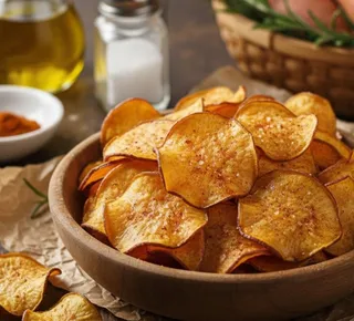15 minutos na air fryer: a batata-doce crocante que vai viciar você - Imagem