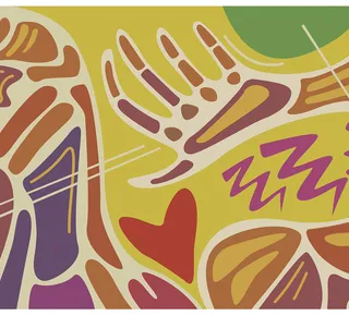 A coragem nasce dos braços - Imagem