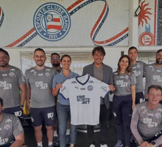CT do Bahia recebe visita de preparador da Seleção Brasileira - Imagem