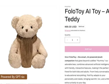 Urso de pelúcia tem venda suspensa após dar conselhos sexuais - Imagem