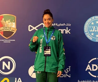 Atleta baiana disputa título mundial de Kickboxing em Abu Dhabi - Imagem