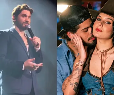 Gustavo Mioto desabafa no palco e público vê indireta a Ana Castela - Imagem