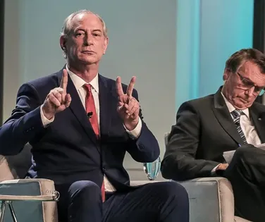 Preso, Bolsonaro sinaliza apoio a Ciro Gomes contra o PT - Imagem