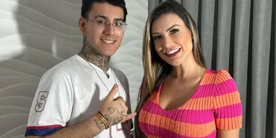 Andressa Urach agride filho ao desconfiar da sexualidade do rapaz - Imagem