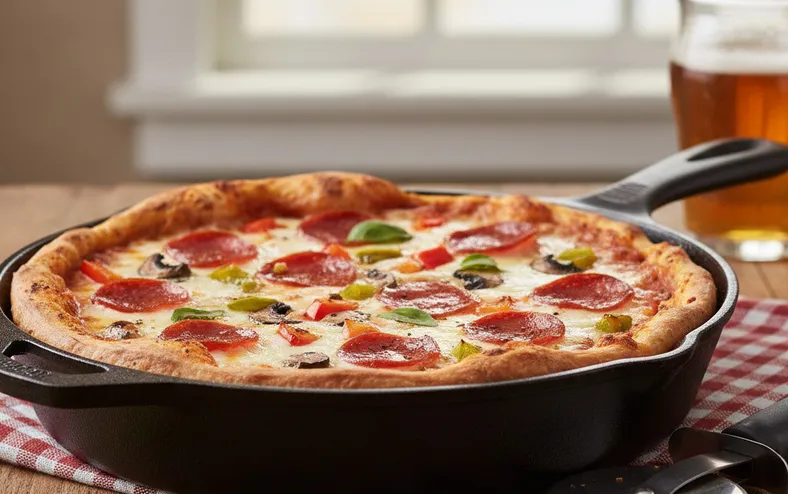 Pizza de frigideira simples e deliciosa; veja como fazer em casa - Imagem