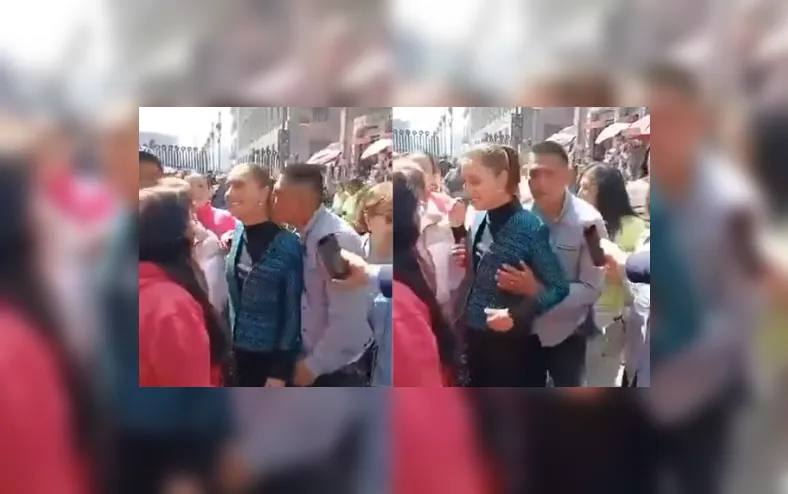 Presidente mexicana é assediada sexualmente na rua; veja vídeo - Imagem