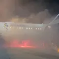 Avião é evacuado após incêndio em esteira de bagagem em Guarulhos imagem