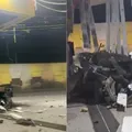Carro explode durante abastecimento de gás e fere duas pessoas imagem