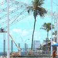 Montagem do Carnaval 2026 já impacta a rotina na Barra e no Campo Grande imagem