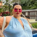 Thais Carla se choca com novo peso: "Última vez eu tinha 16 anos" imagem