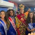 Carnaval é aberto com rainha, rei e princesas celebrando o samba imagem