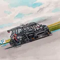 Ilustrador baiano une arte e velocidade em cobertura global de automobilismo imagem