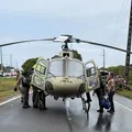 Três policiais ficam feridos em capotamento de viatura da PM na RMS imagem