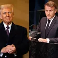 Trump ameaça vinhos franceses com tarifa de 200% e provoca Macron imagem