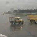 Turbina pega fogo e voo tem decolagem interrompida imagem