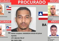 Bahia tem cinco nomes na lista de criminosos mais procurados do Brasil imagem