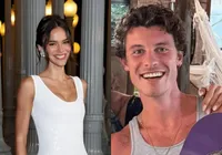 Bruna Marquezine é flagrada dando beijão em Shawn Mendes; veja foto imagem