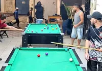 Campeonato de sinuca em bar é interrompido por assalto
