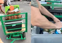 Ex-ator da Globo vende cervejas no Réveillon e faz desabafo