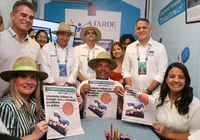 Governador da Bahia visita espaço do A TARDE Educação na Fenagro