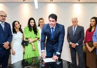 Horas após ser nomeado ao TCE, Otto Filho toma posse como conselheiro