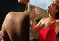 Influenciadora baiana vende o próprio suor para nadar com tubarões