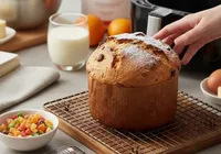 Panetone na airfryer: é possível fazer e resultado impressiona imagem