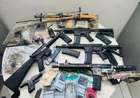 Polícia ocupa Recôncavo baiano em ação contra facção e apreende arsenal de guerra