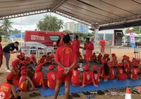 Projeto Anjinho das Águas ensina crianças a prevenir acidentes no mar