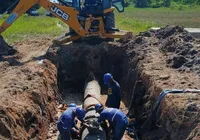 Reparo na adutora é concluído e abastecimento é retomado em Itaparica