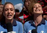 Repórter agredida por torcedor do Flamengo se pronuncia: "lamentável"