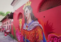 Salvador ganha murais de grafite em homenagem a Iansã e Santa Bárbara