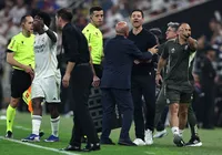 Simeone pede desculpas após provocar Vini Jr. na Supercopa da Espanha imagem