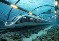 Trem submarino promete atravessar o oceano em 40 minutos e ligar dois continentes imagem