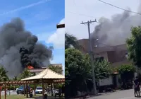 Vídeo: residência de luxo é atingida por incêndio na RMS imagem