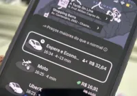Bateria fraca deixa a corrida mais cara? O que está por trás dos preços do Uber imagem