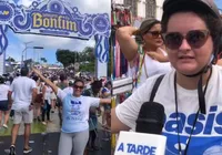 Com direito a pedalada, fieis celebram trajeto emocionante no Bonfim