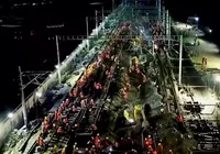 Funcionários concluem ligação ferroviária em apenas 9h; entenda imagem