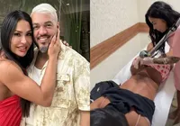 Gracyanne Barbosa remove tatuagem íntima com o nome de Belo imagem
